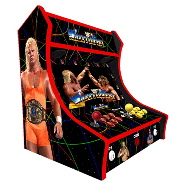 2 Player Bartop Arcade Machine -  Wrestlefest